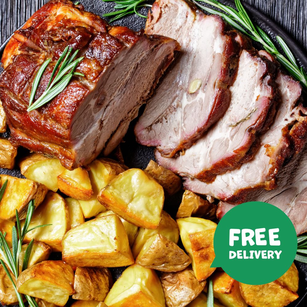 roast pork meal box