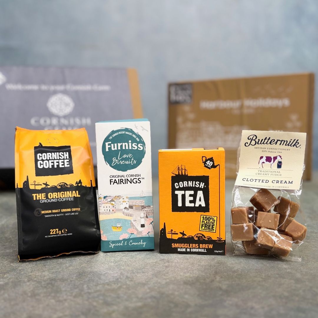 tea, coffee and biscuits welcome pack