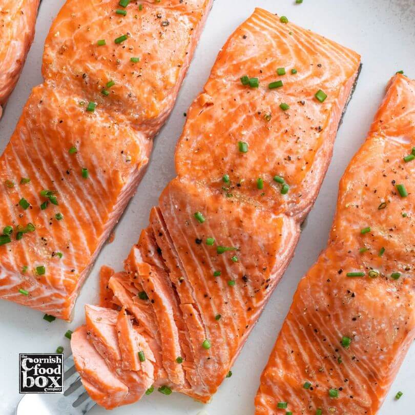 salmon steaks