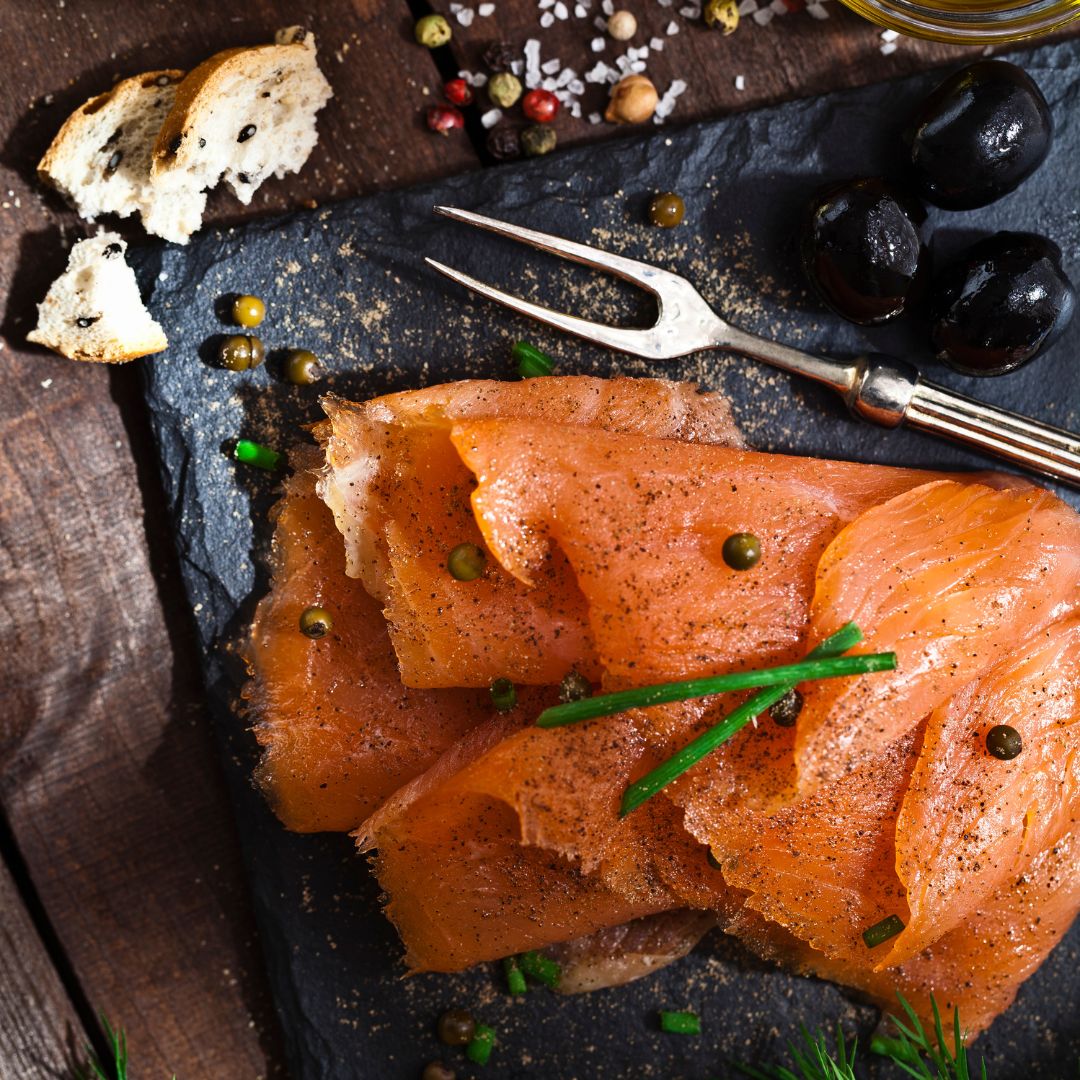 smoked salmon